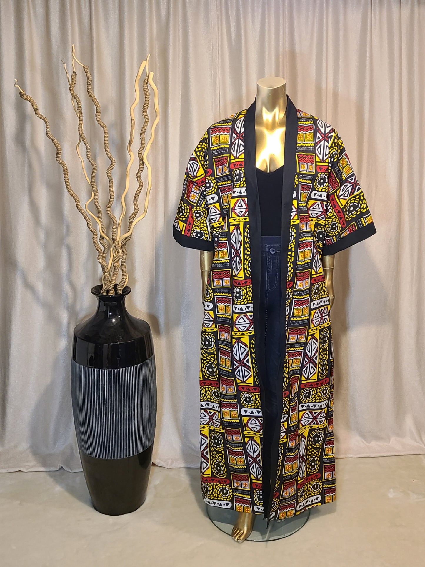Multi-colored Kimono