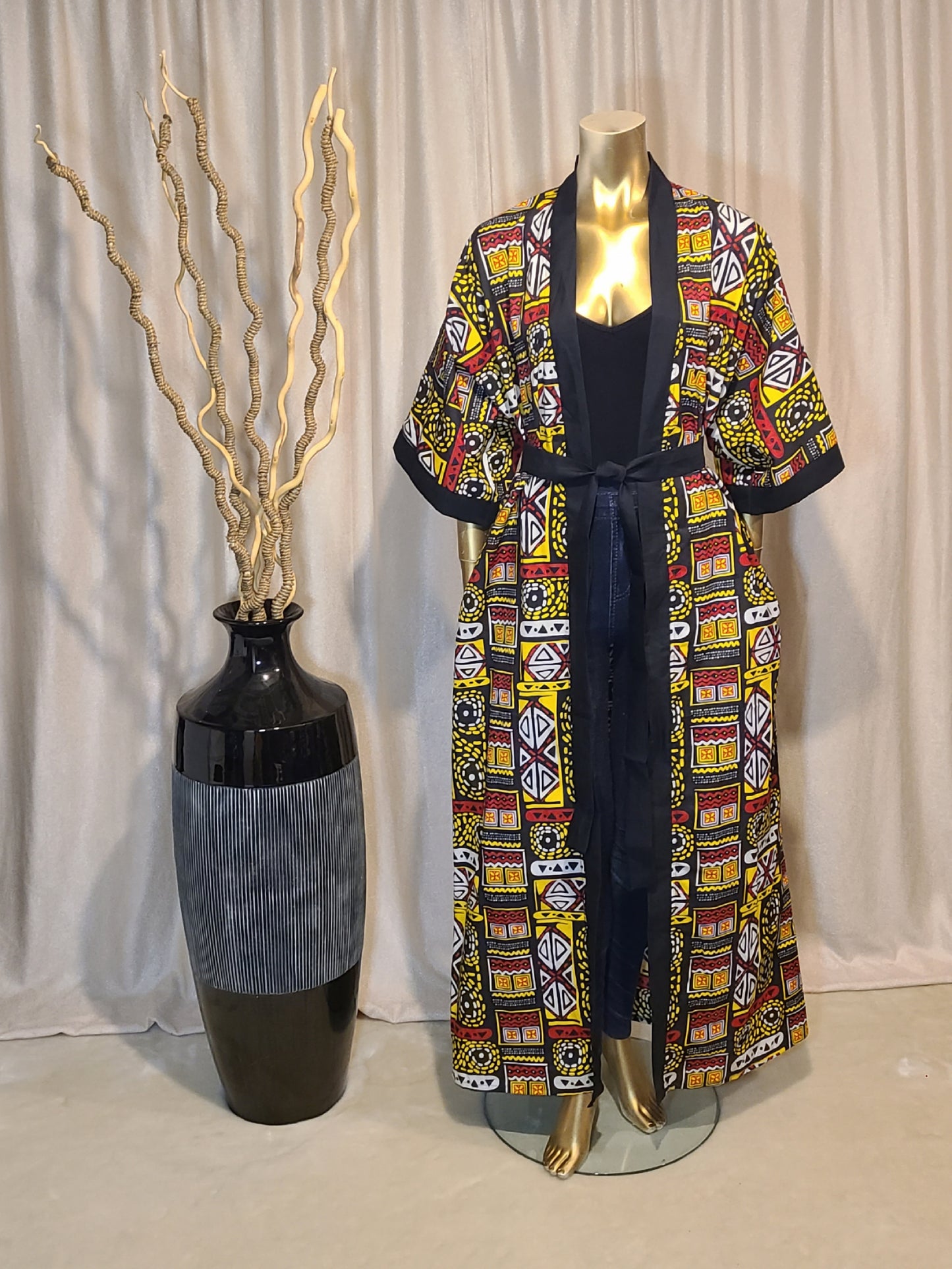 Multi-colored Kimono