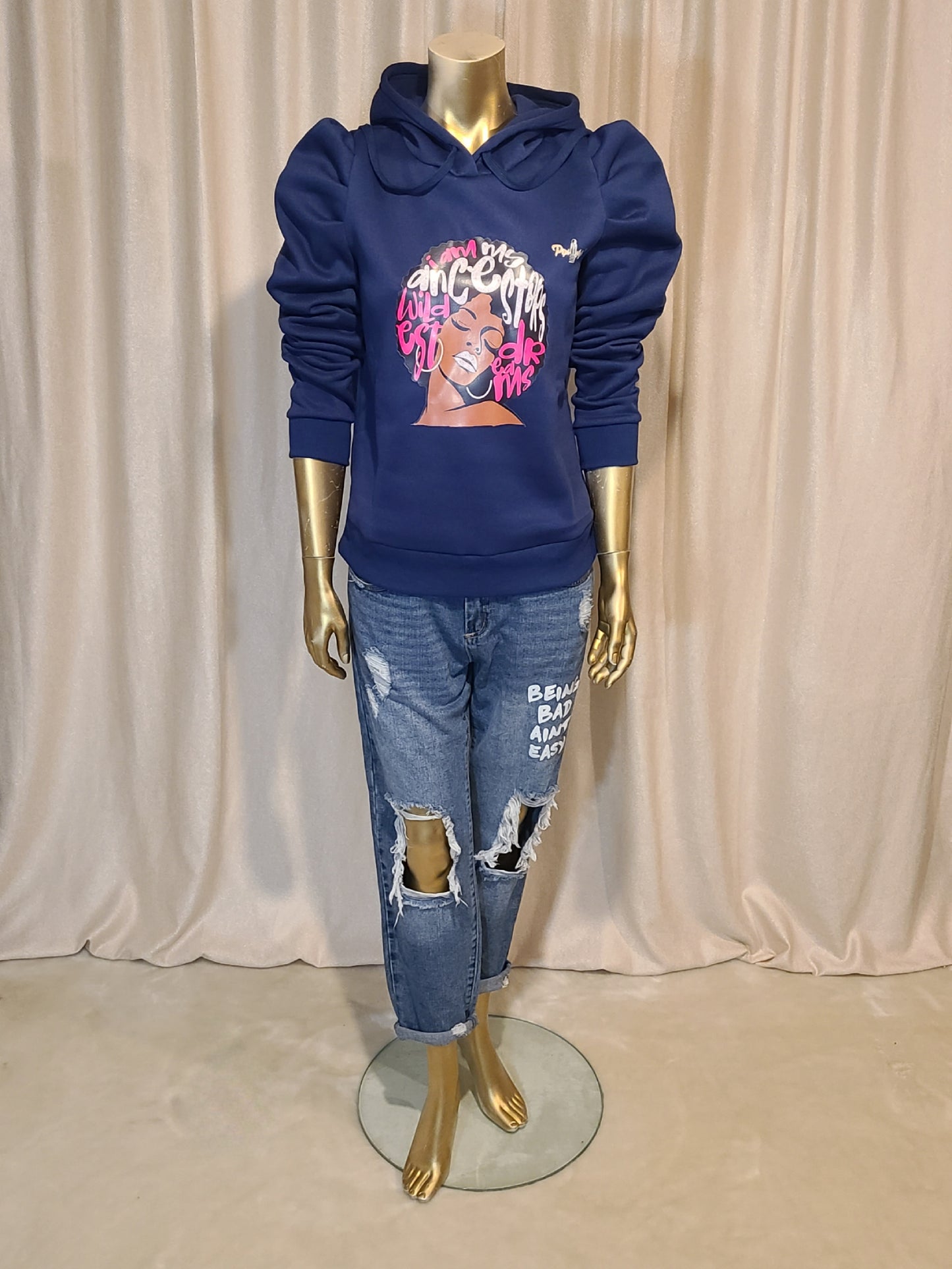 Puff Sleeve Hoodie Style 2