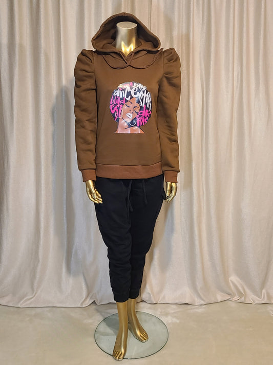 Puff Sleeve Hoodie 1