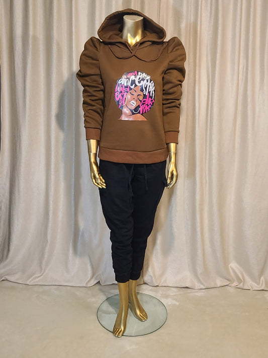 Puff Sleeve Hoodie 1